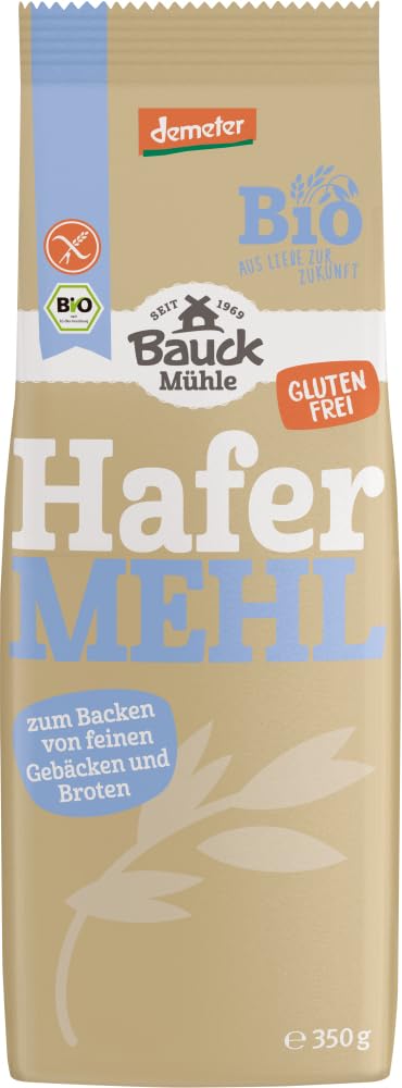 Bauckhof bio Hafermehl Vollkorn - glutenfrei 350g