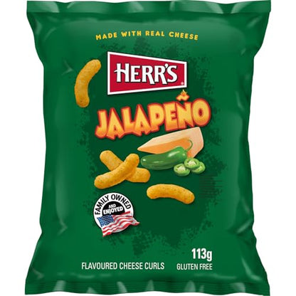 Herr's Jalapeño Käseflips 113 g Beutel Vorderseite
