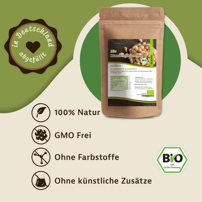 Blanchierte Bio-Mandelkerne von Mynatura  (1 kg)