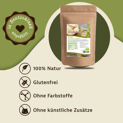 Mynatura Bio Hirsemehl – Glutenfrei - im Beutel 1kg in verschiedenen Größen