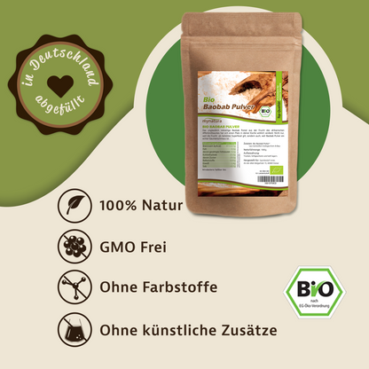 Mynatura Bio Baobab Pulver - (1000g)