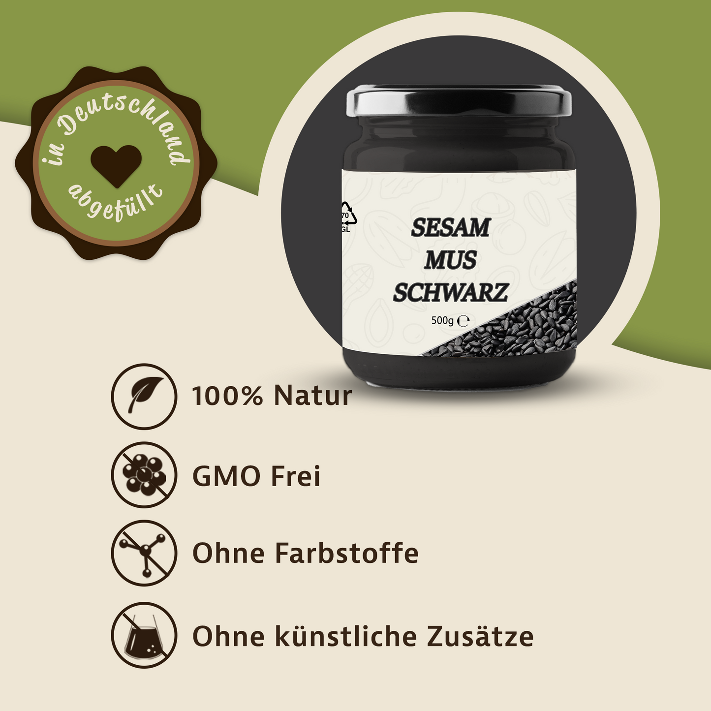 Mynatura Schwarzes Sesammus - (500g)