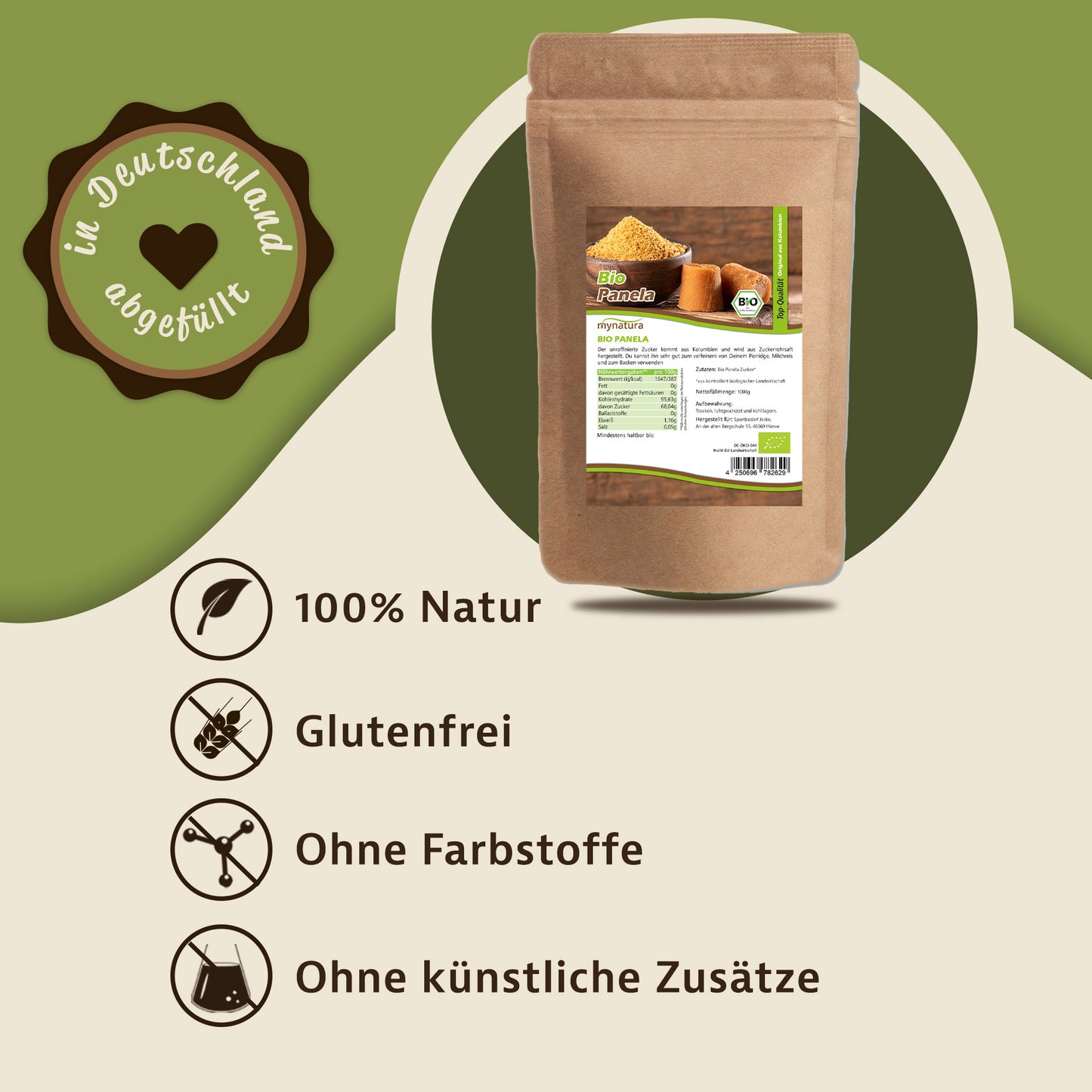Mynatura Bio Panela – in verschiedenen Größen