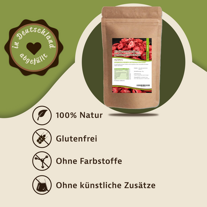 Mynatura Erdbeerscheiben gefriergetrocknet - 350g