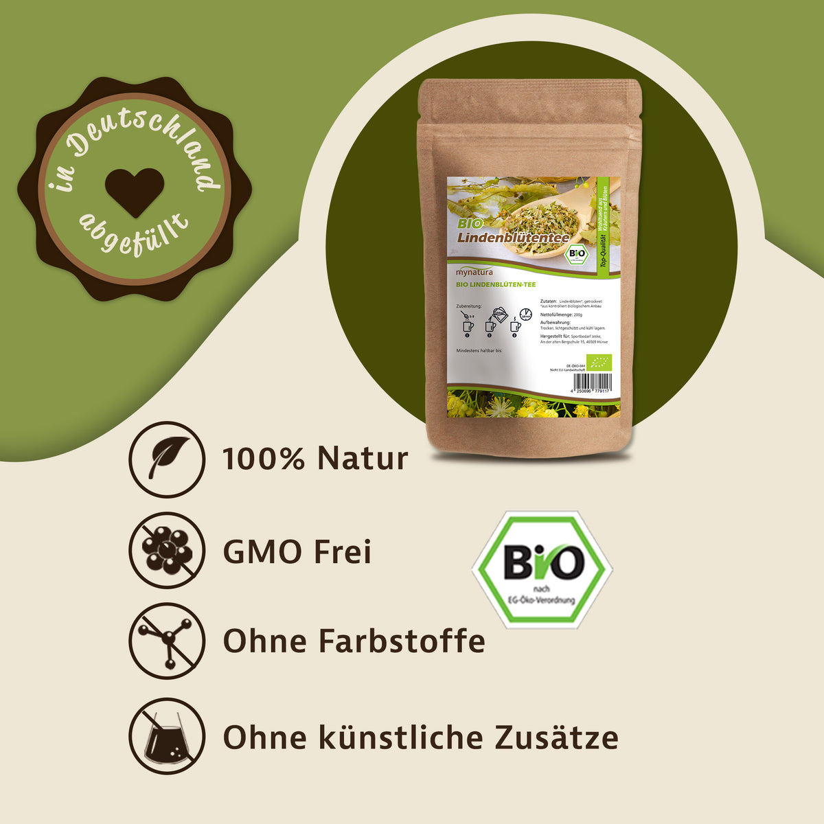 Mynatura Bio Lindenblütentee - 200g — Abbildung 2