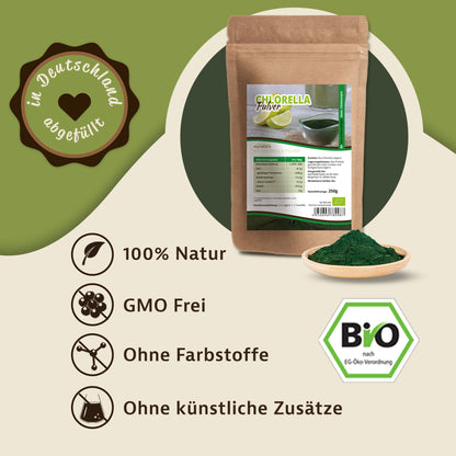 Mynatura Bio Chlorella Algenpulver – 250g — Abbildung 2