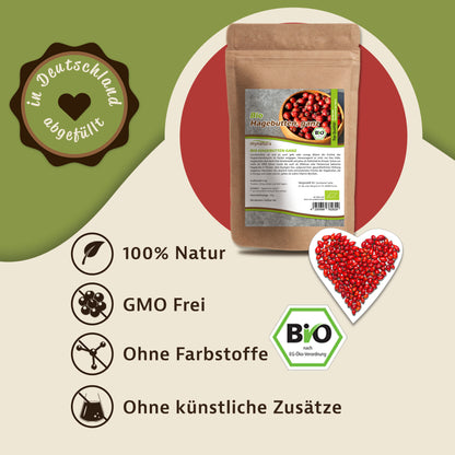 Mynatura Bio Hagebutten ganz getrocknet (1kg)