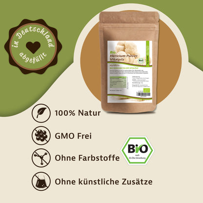 Mynatura Bio Hericium Pulver - 200g