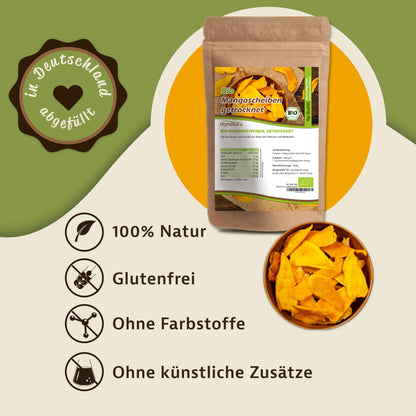 Mynatura getrocknete Mangoscheiben – 1000g