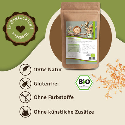Mynatura Bio Roggenflocken – in verschiedenen Größen