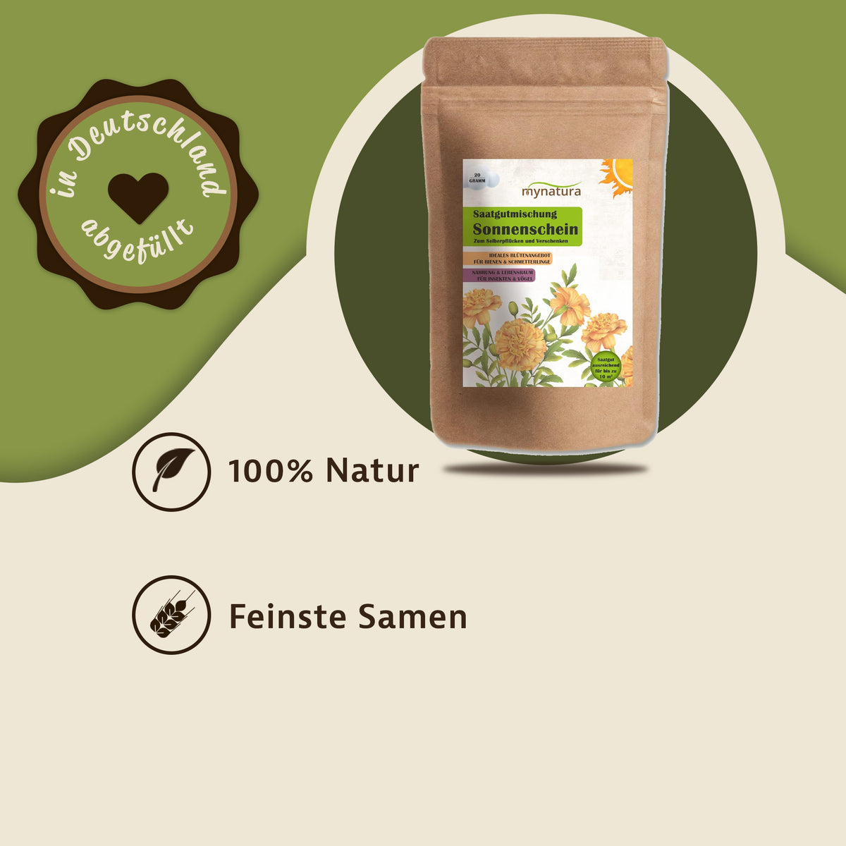 Mynatura Saatgutmischung Sonnenschein - 3x20g — Abbildung 2