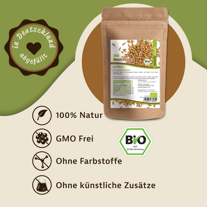 Mynatura Bio Nackthafer - in verschiedenen Größen