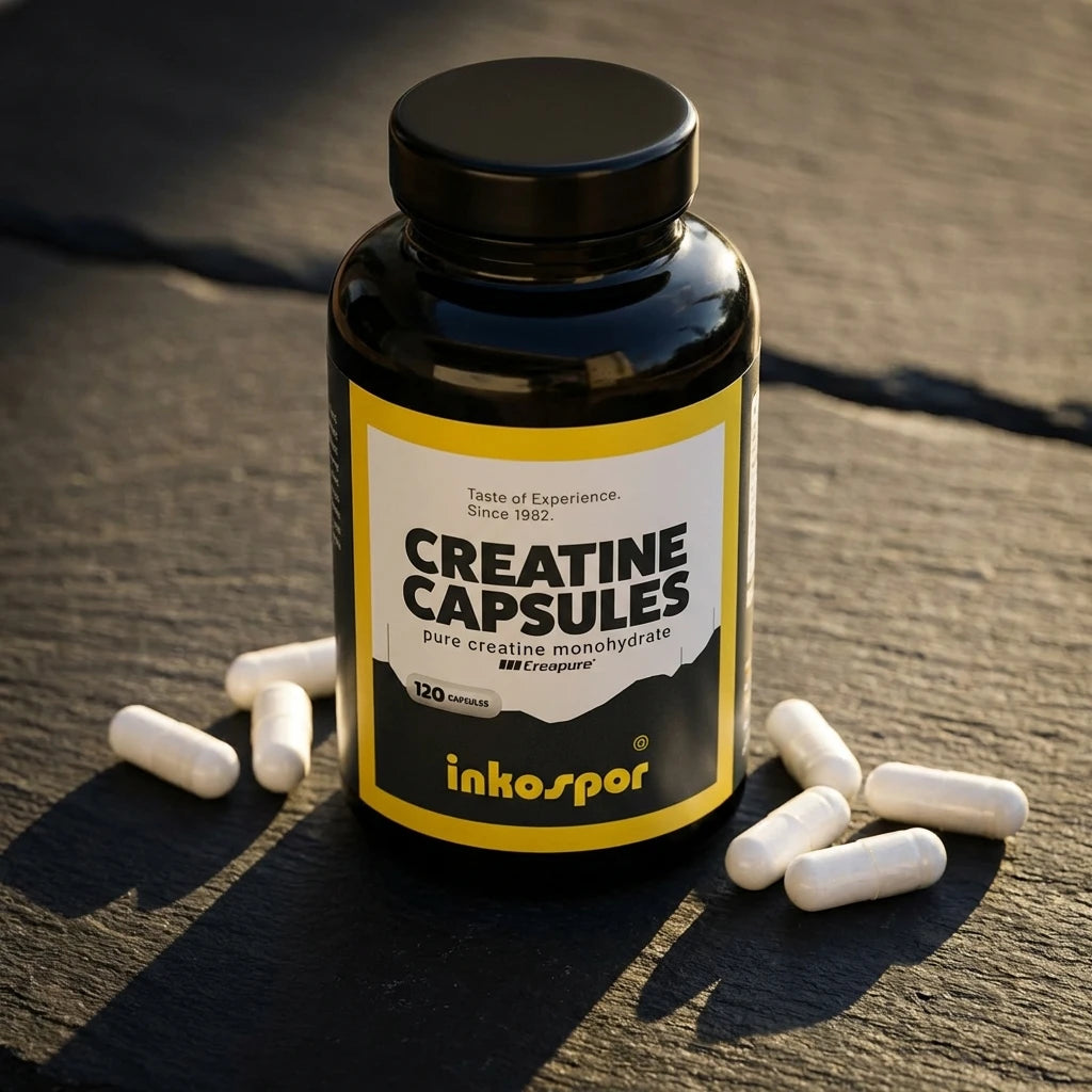 Inko X-treme Creatine Kapseln – 120 Kapseln Dose - Creapure Kreatin, vegan, leicht dosierbar