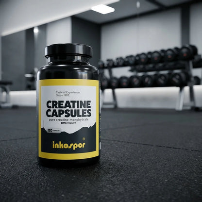 Inko X-treme Creatine Kapseln – 120 Kapseln Dose - Creapure Kreatin, vegan, leicht dosierbar