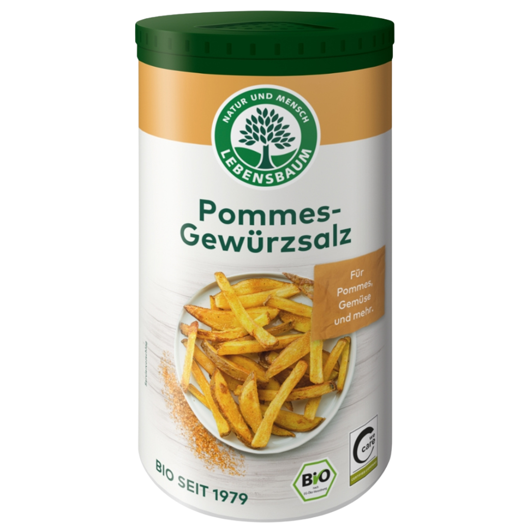 Lebensbaum bio Pommes-Gewürzsalz - Streudose, 200g