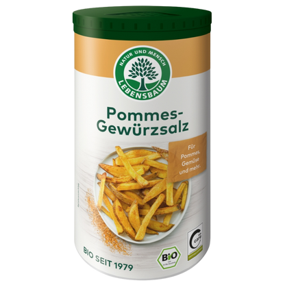 Lebensbaum bio Pommes-Gewürzsalz - Streudose, 200g