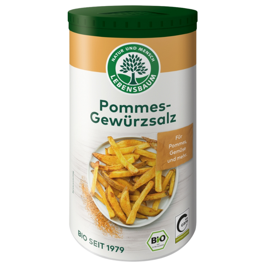 Lebensbaum bio Pommes-Gewürzsalz - Streudose, 200g