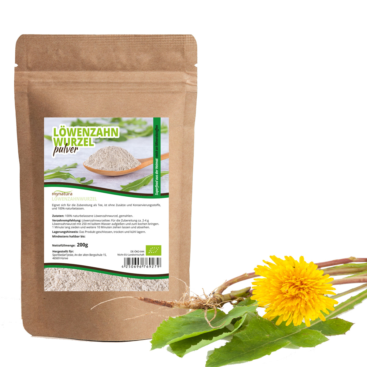 Mynatura Bio Tee Set 2 I Bio Mariendistel Samen I Bio Brennnessel Samen I Löwenzahn Wurzelpulver - fit and life shop