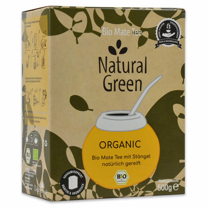 Natural Green Organic Mate Tee 500 g – Einzelpackung
