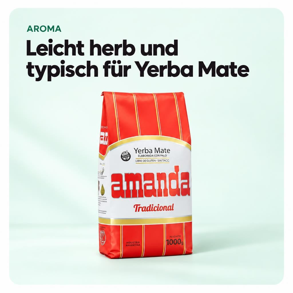 Leicht herb und typisch für Yerba Mate