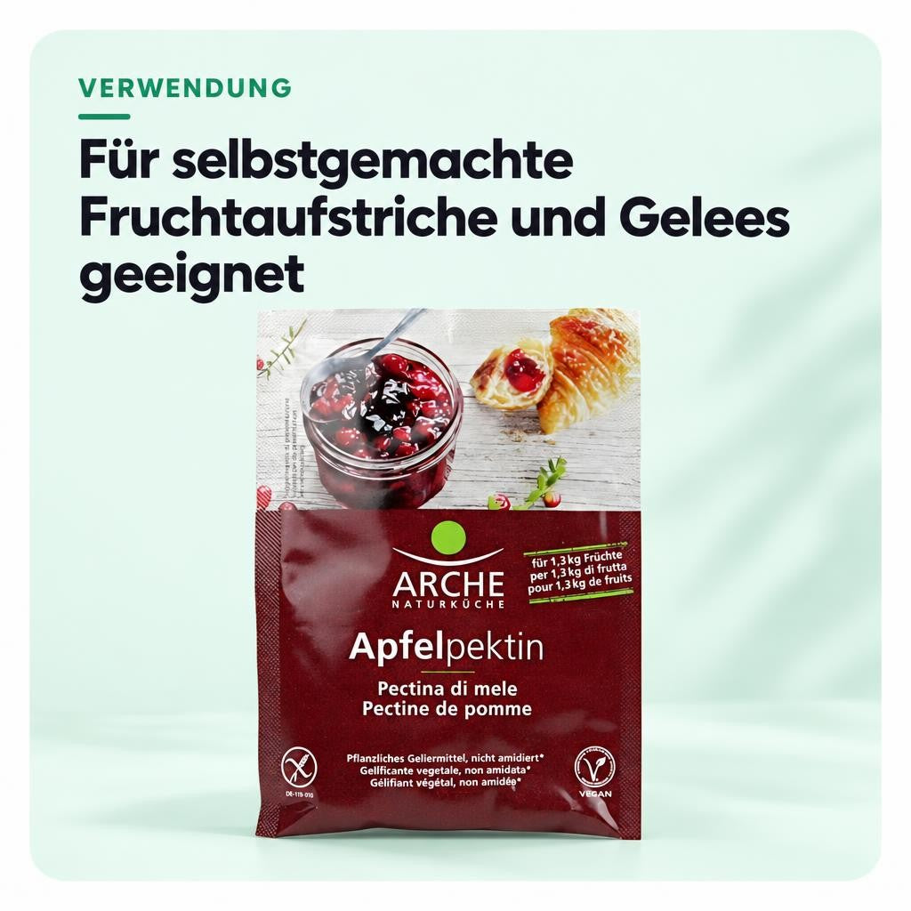 Arche Naturküche Bio Apfelpektin 20g – Bild 4
