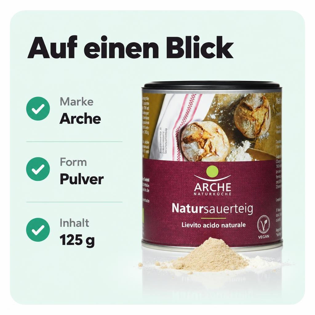 Arche Natursauerteig Bio Backzutat – Bild 3