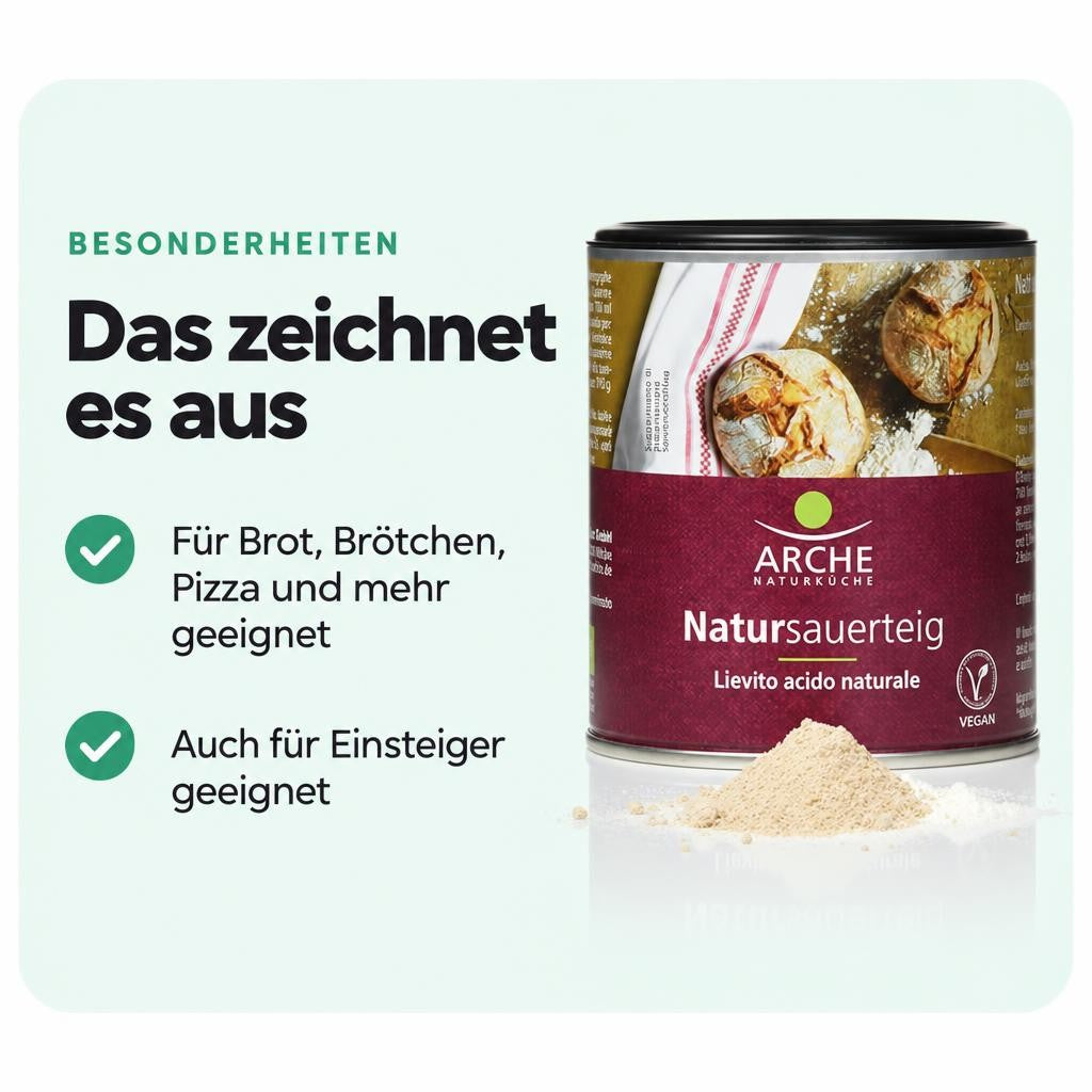 Arche Natursauerteig Bio Backzutat – Bild 5