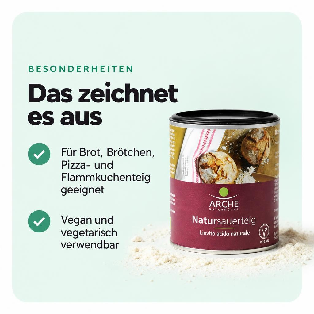 Arche Natursauerteig Bio Backzutat – Bild 5