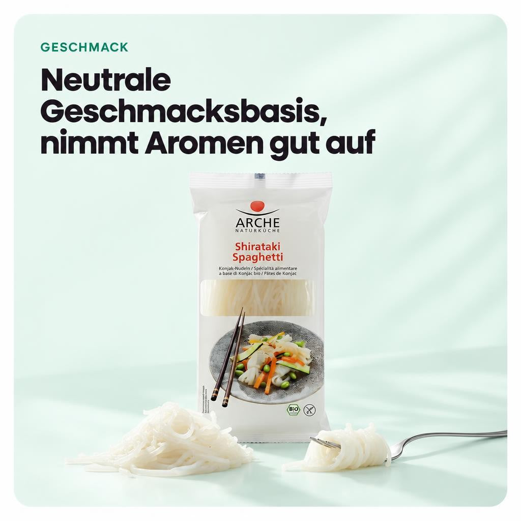 Neutrale Geschmacksbasis, nimmt Aromen gut auf