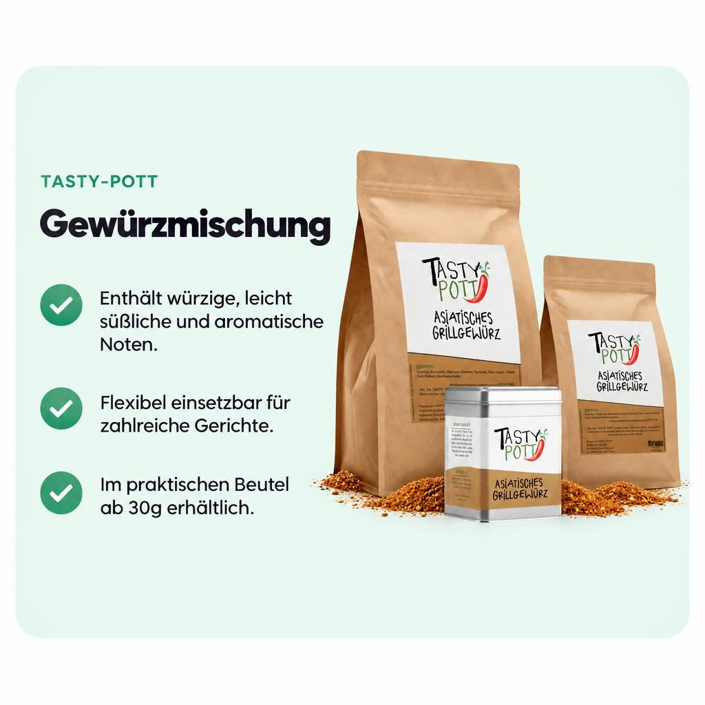 Tasty Pott Asiatisches Grillgewürz - im Beutel – Bild 2