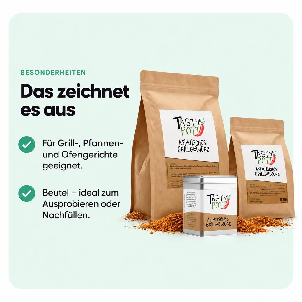 Tasty Pott Asiatisches Grillgewürz - im Beutel – Bild 5
