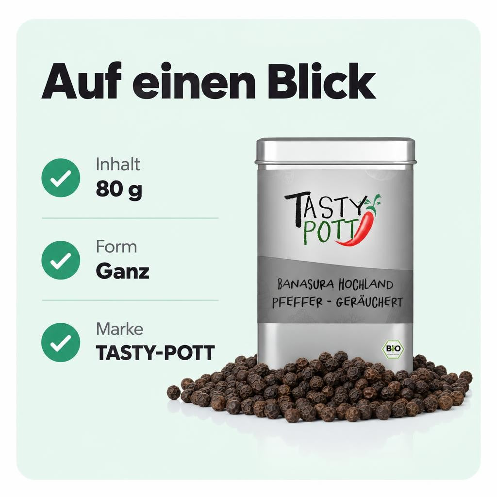 Tasty Pott Banasura Pfeffer - 80g Dose – Bild 3