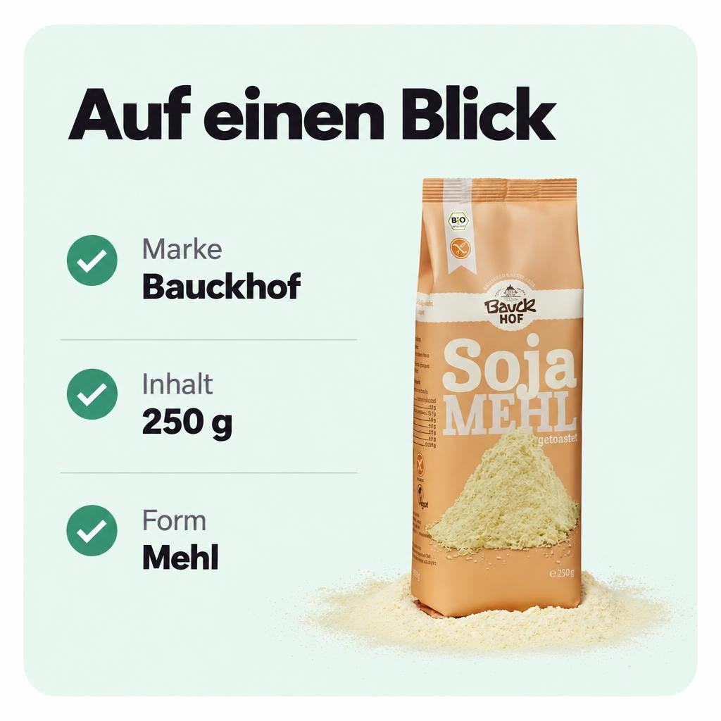 Bauckhof Bio Sojamehl 250g – Bild 3