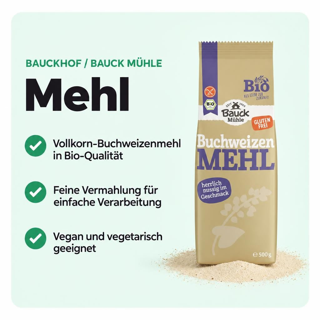 Bauck Hof Buchweizenmehl Vollkorn – Bild 2