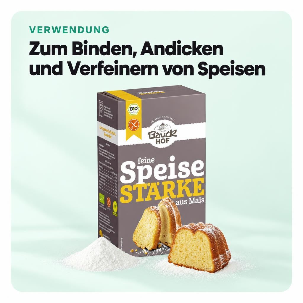 Bauckhof Bio Speisestärke (Mais) 250g – Bild 4