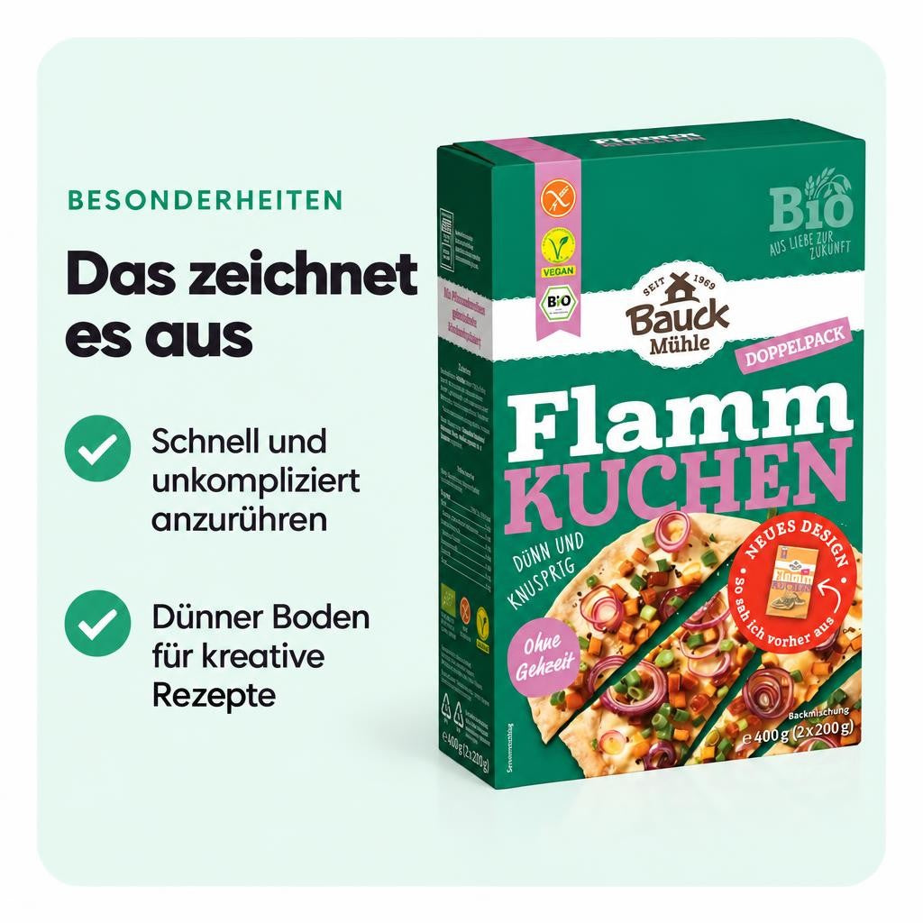 Bauckhof Bio Flammkuchen Mix glutenfrei – Bild 5