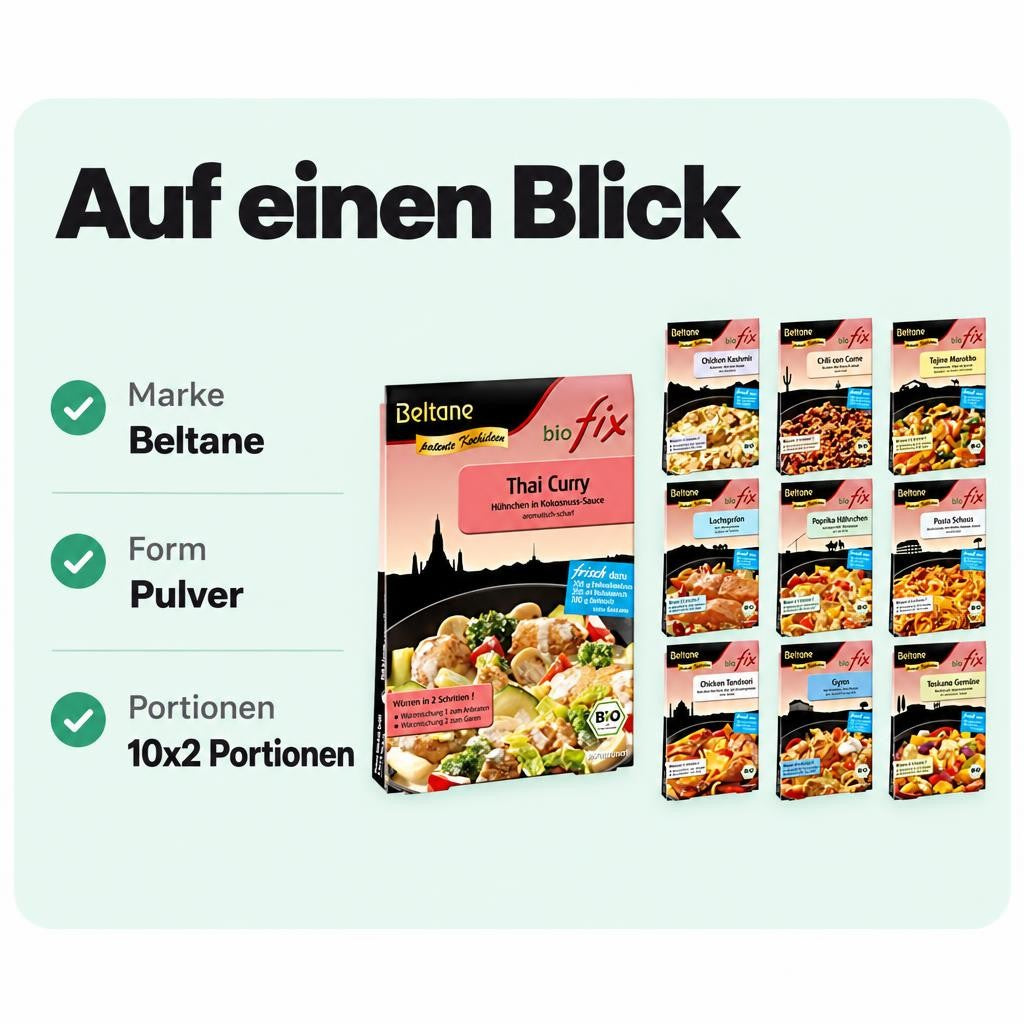 Beltane biofix Bio "Kulinarische Weltreise" - 10x2 Portionen – Bild 3