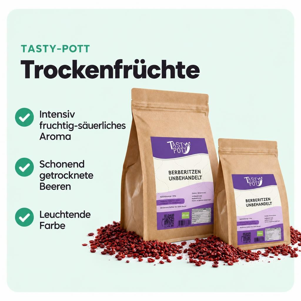Tasty Pott Berberitzen getrocknet - im Beutel – Bild 2