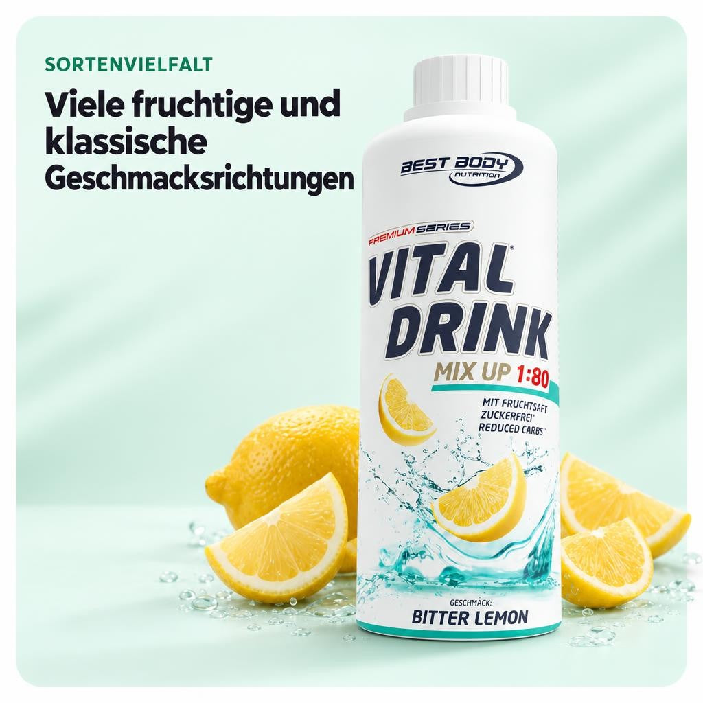 Best Body Nutrition - Vital Drink - verschiedene Sorten 1L – Bild 4