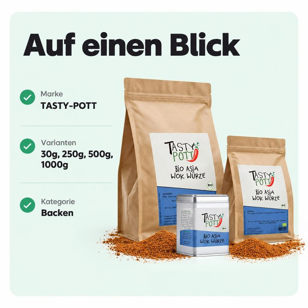 Tasty Pott Bio Asia Wok Gewürzmischung - im Beutel – Bild 3