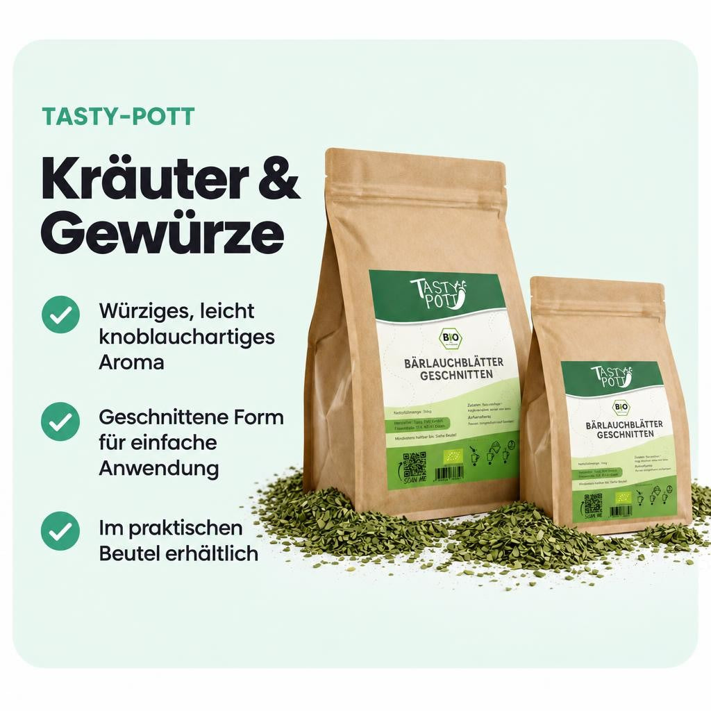 Tasty Pott Bio Bärlauch getrocknet & geschnitten - im Beutel – Bild 2