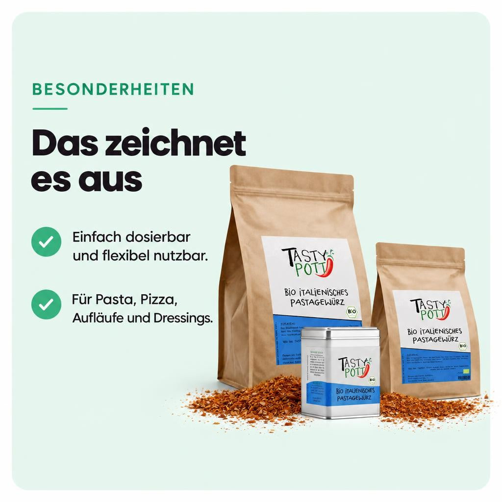 Harmonisches, mediterranes Aroma.