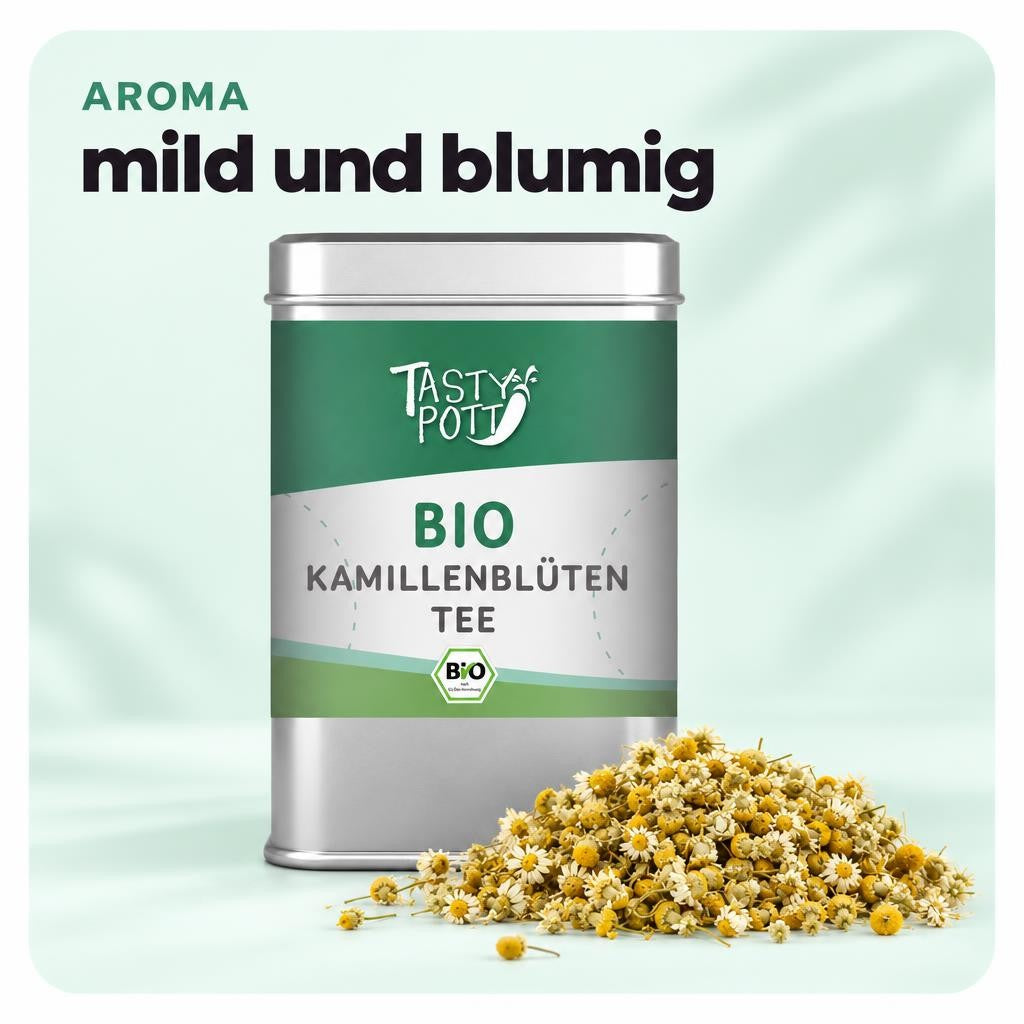 Tasty Pott Bio Kamillenblüten Tee - 20g – Bild 4