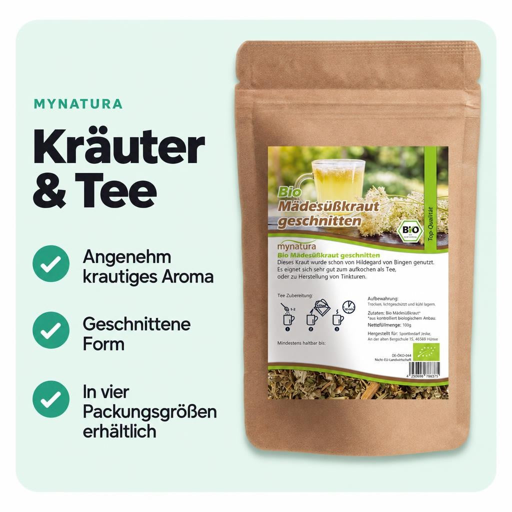 Mynatura Bio Mädesüßkraut geschnitten – in verschiedenen Größen – Bild 2