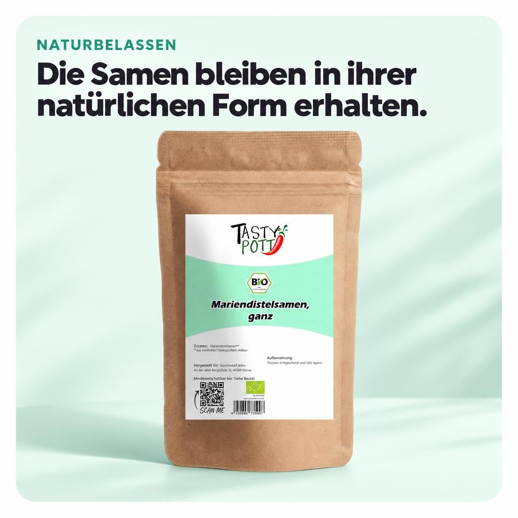 Tasty Pott Bio Mariendistel ganze Samen - im Beutel – Bild 4