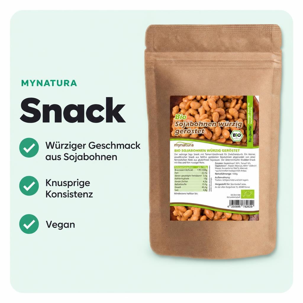 Mynatura Bio Sojasnack - würzig – 1000g – Bild 2