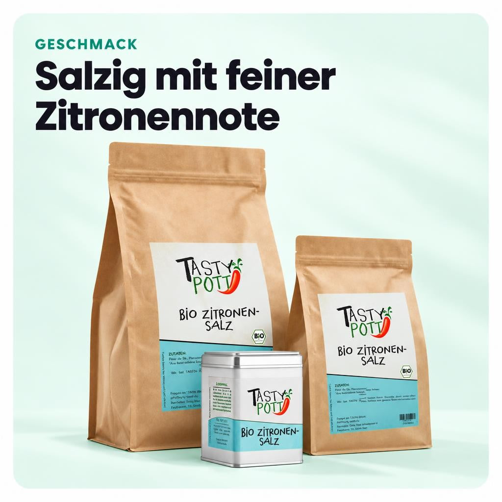 Tasty Pott Bio Zitronensalz - im Beutel – Bild 4