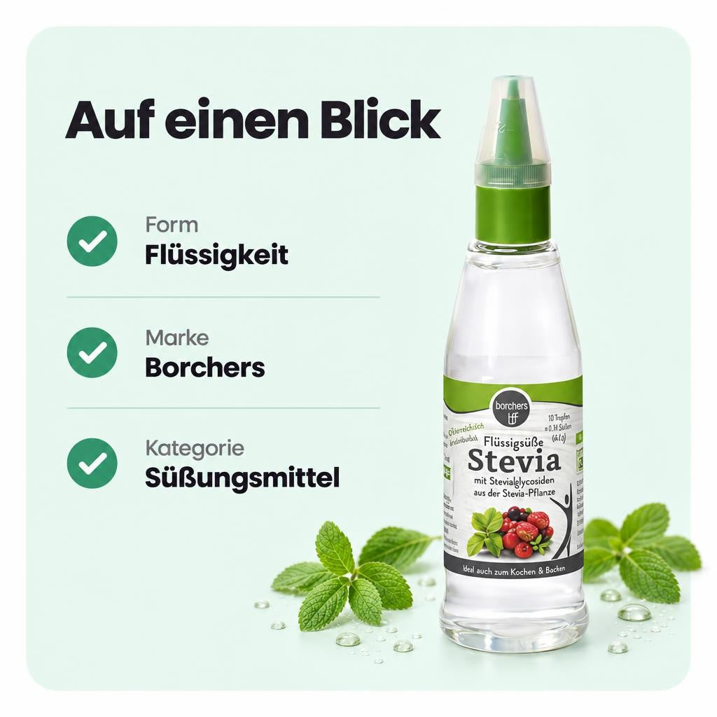 Borchers Stevia Flüssigsüße – Bild 3