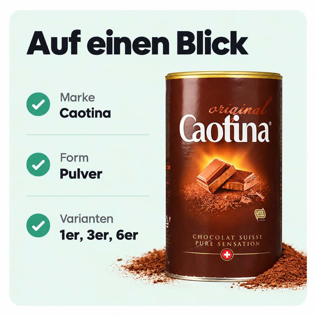 Caotina Original Trinkschokolade - 500g – Bild 3