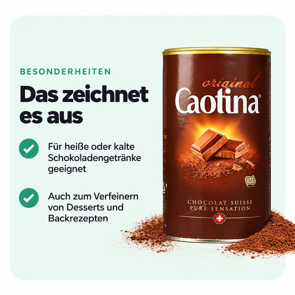 Caotina Original Trinkschokolade - 500g – Bild 5